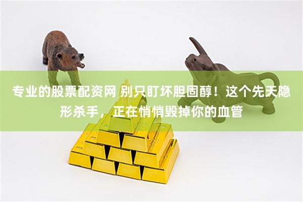 专业的股票配资网 别只盯坏胆固醇！这个先天隐形杀手，正在悄悄毁掉你的血管
